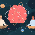 mindfulness flat composition